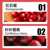 Pomegranate Cherry Fiber Powder Womens Fitness Replacement Digestive Support