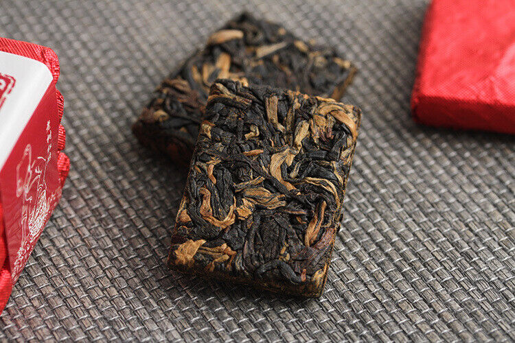 500g Yunnan Fengqing Kung Fu Black Tea Dian Hong Xiao Tuocha Golden Square Brick