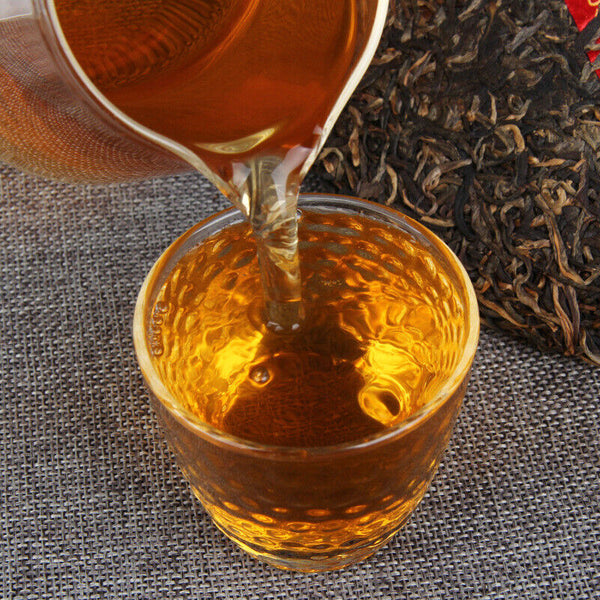 Premium Grüner Tee Big Leaf Pu-erh Tee 400g Menghai Qizi Raw Pu'er Tee Kuchen