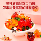 65g Creative Chewy Kids Snack  8 Packs 4D Fruit Juicy Gummy Candy with Filling
