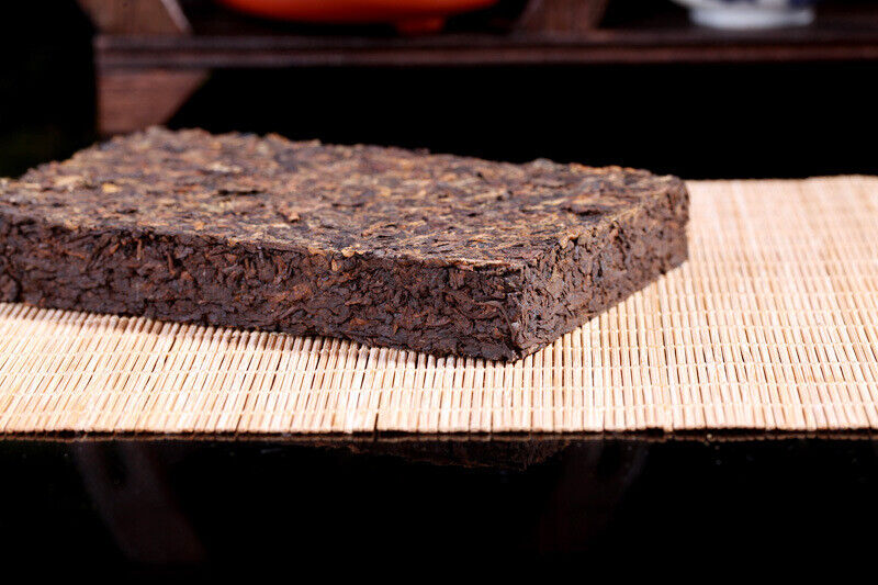 200g Yunnan Pu-erh Tea Brick Menghai Ripe Tea Ripe Pu Aged Old Tea Black Tea
