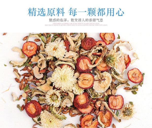 Eight Treasures Bitter Melon Fire Herbal Tea Flower Herb Health Care Bag Tea115g