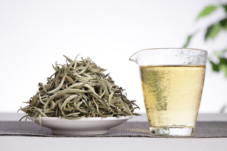 500g Puerh Tea Raw Tea White Hair Silver Needle Single Bud White Tea Loose Tea