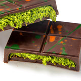 Dubai Style Pistachio Chocolate Pure Cocoa Butter Handmade Shredded