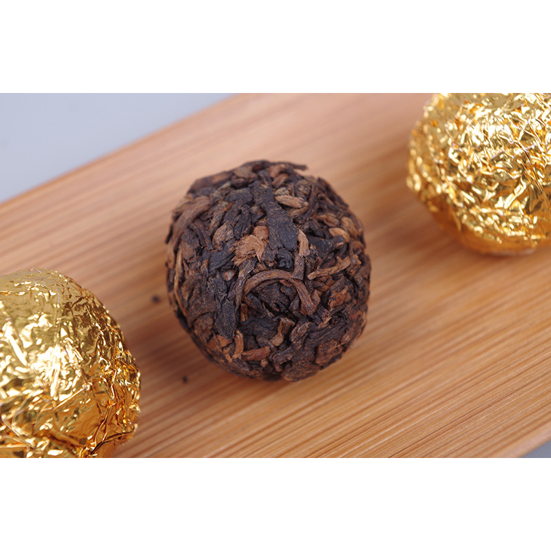 Dragon Pearl Ancient Tree Ripe Tea 500g Dragon Pearl Puerh Loose Tea Golden Bud
