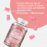 Skin Whitening Gummies Detox Anti-Aging Skin Glow Spots Fading 60 Gummies