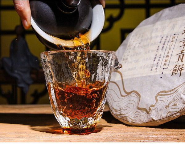 Puerh Ripe Tea Old Banzhang Ripe Tea Cake 357g Pu'er Tea Yunnan Pu'er Tea Cake