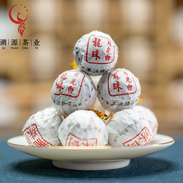 500G Yunnan White Tea Moonlight White Dragon Pearl Spherical Handcrafted