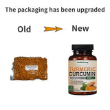 Tumeric (Turmeric) Root Powder Capsules (Curcuma longa) 720 mg 240 count