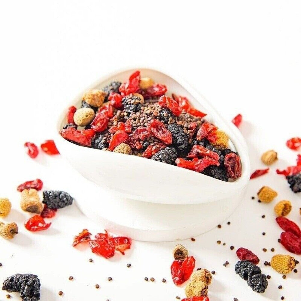 Shaanxi Four-Treasure Tea Sandalwood Cornel Raspberry Mulberry  Men's Wellness