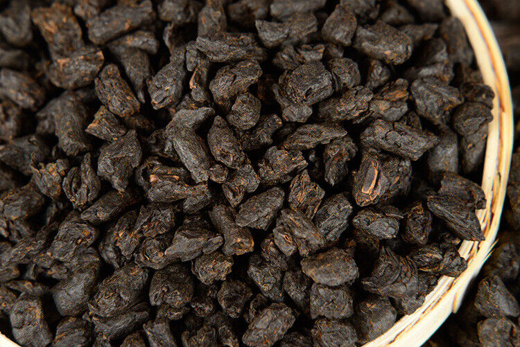 Yunnan Pu'er Tea Glutinous Fragrance Tea Fossilised Cooked Tea 500g loose tea