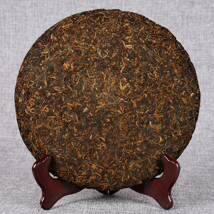 Pu'er Tea Cake Ripe Tea 357g Banzhang Golden Bud Ripe Tea Cake Secondary image