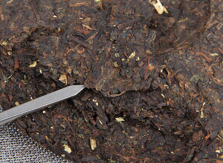 357g Yunnan Pu'er Ripe Tea Cake 糯香普洱茶熟茶勐海七子饼糯米香普洱茶饼 357g