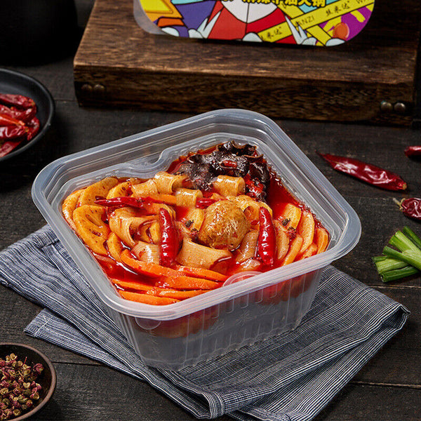 Instant Hot Pot Self Heating Snack Convenience Spicy Noodle Rice Bowl Gourmet