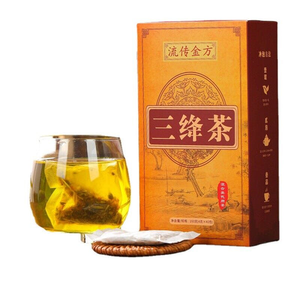 150g Three rejuvenating tea Qing Qian Liu corn husk mulberry leaf tea for health