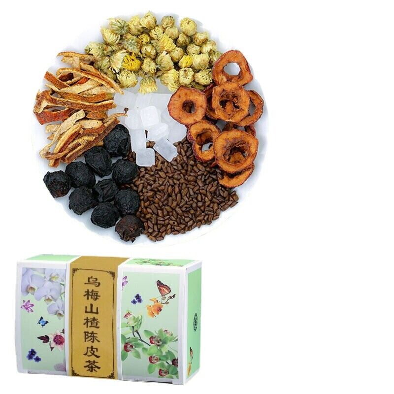 120g China Organic Flower Tea Ecology Hawthorn Tangerine Peel Tea Health Care Secondary image