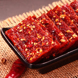 Pikantes getrocknetes Schweinefleisch 100g Pikante getrocknete Fleischsnacks