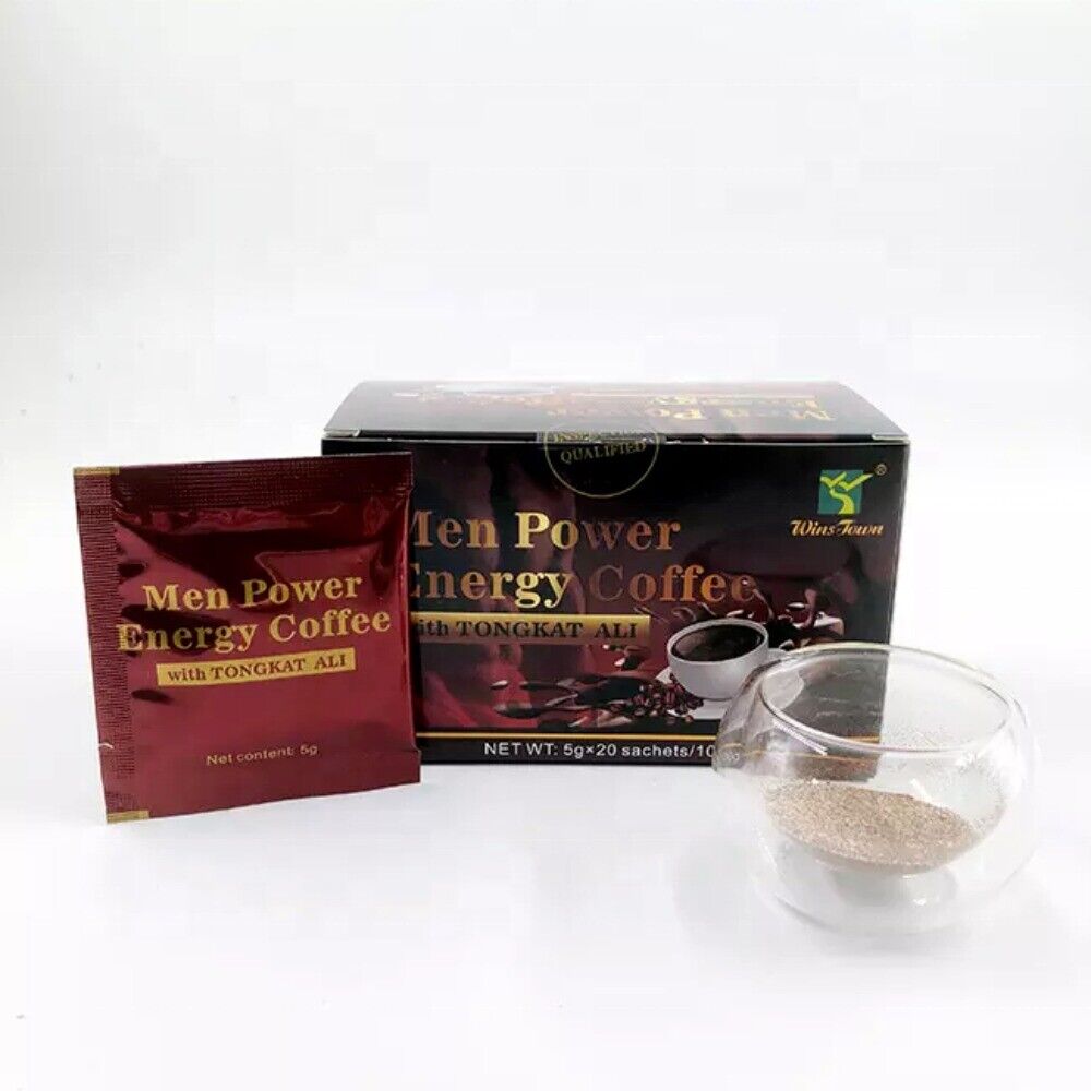Men Energy Coffee 5gx20 Maca Ginseng Instant Black Active