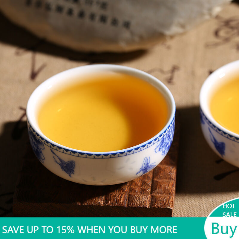 357g cha Pu-erh Tea Cake Green Tea Yunnan Menghai Puer Tea Chinese Sheng Tea Cha Main image