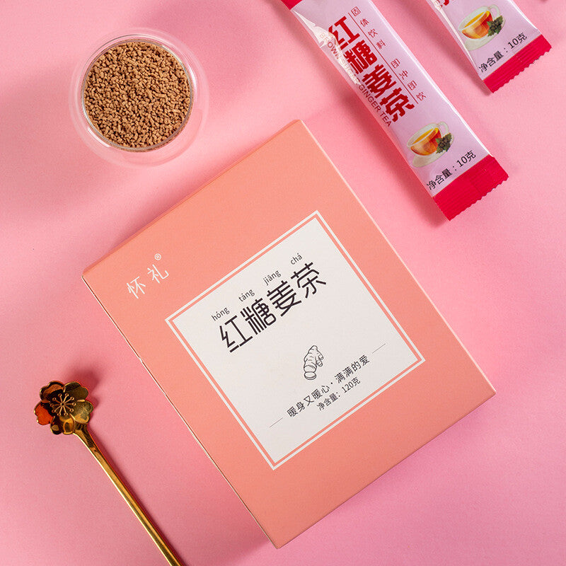 120g Convenience Pack Organic Black Sugar Ginger Tea for Women Secondary image
