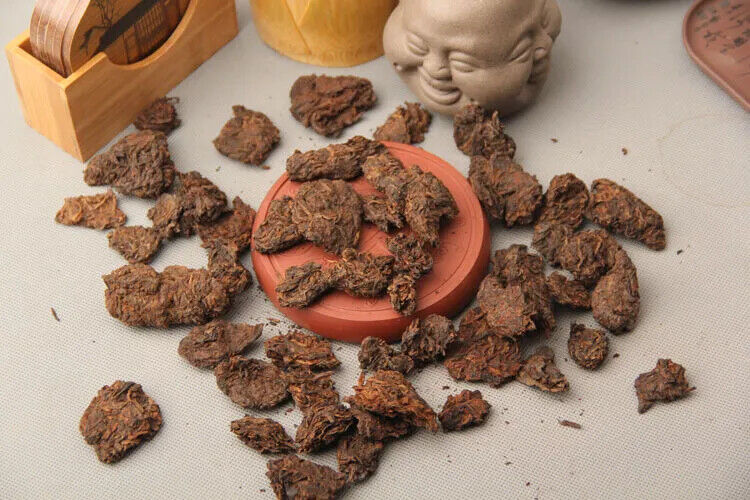 Pu'er Old Tea Head Natural Tuo Super-grade Jinya Menghai Head Cooked 250g