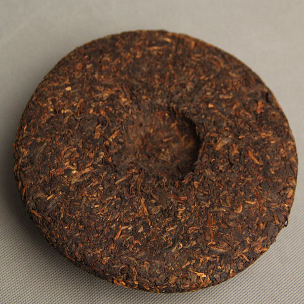 Cooked Puerh Tea Cake Full Fermented Banzhang Golden Bud Ripe Shu Puer Tea 357g