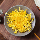9 grams per flowerA cup of Mount Huangshan chrysanthemum tea