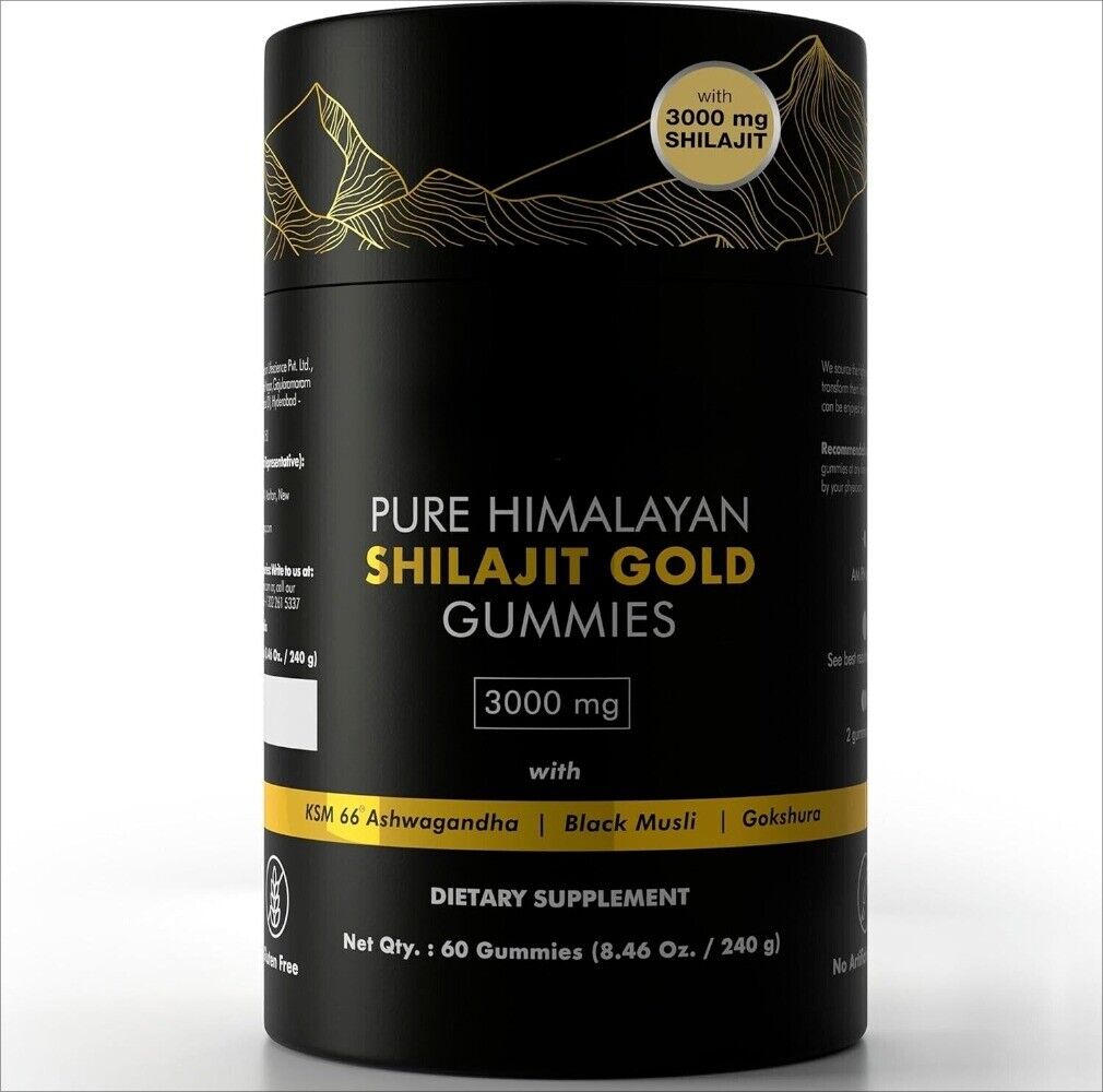 100% Pure Himalayan Shilajit Gummies | With Ashwagandha, Gokshura & other Main image