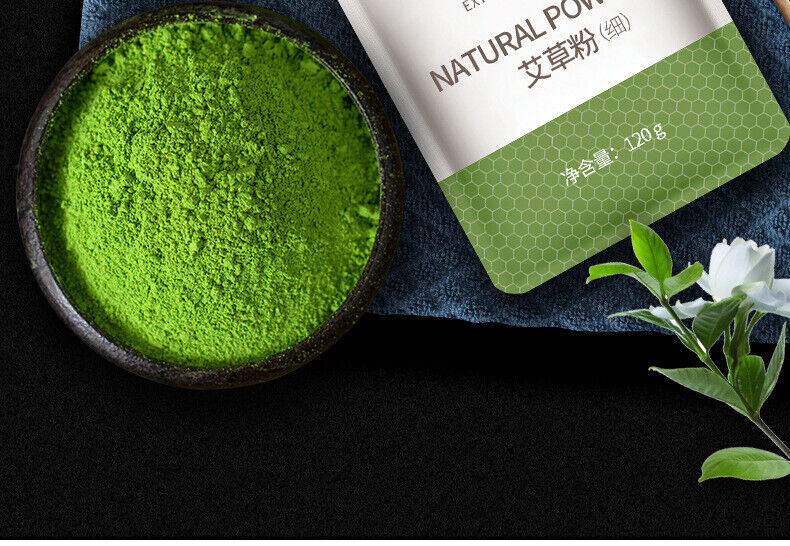 Natural Mugwort Powder 120g Baking Raw Materials Fresh Pure Mugwort Leaf Powder