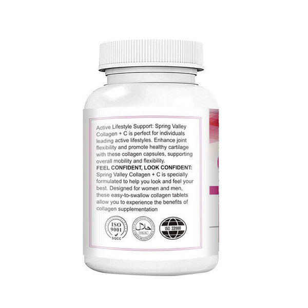 Collagen Vitamin C Biotin Tablets for Healthy Skin Hair Nail 60tablets/bottle