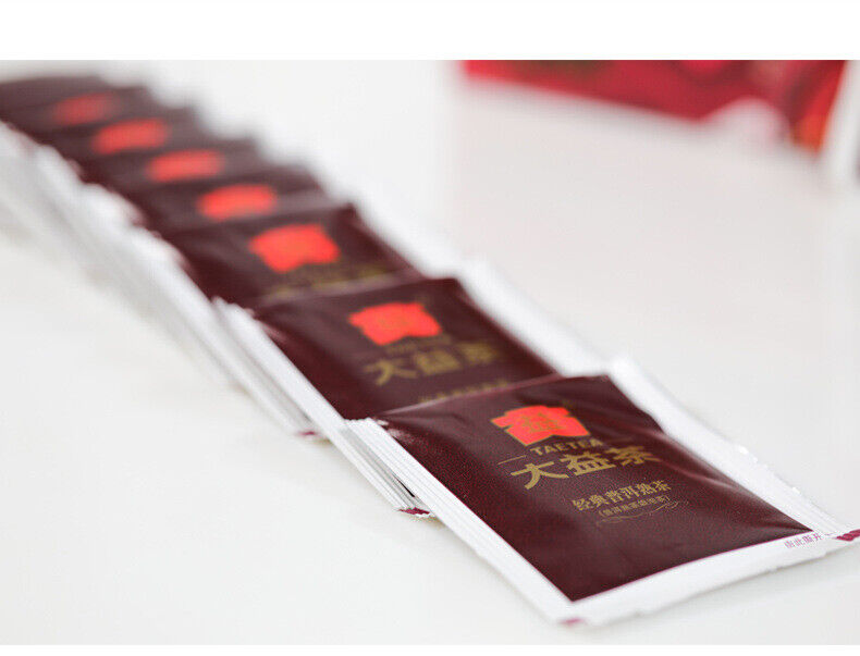 Da Yi Classic Puerh Ripe Tea Bags Pu'er Tea Puer Ripe Tea Bags 50 Bags/box 90g