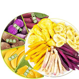 Crunchy Mixed Fruit & Veggie Chips – Pineapple, Banana, Healthy Snack