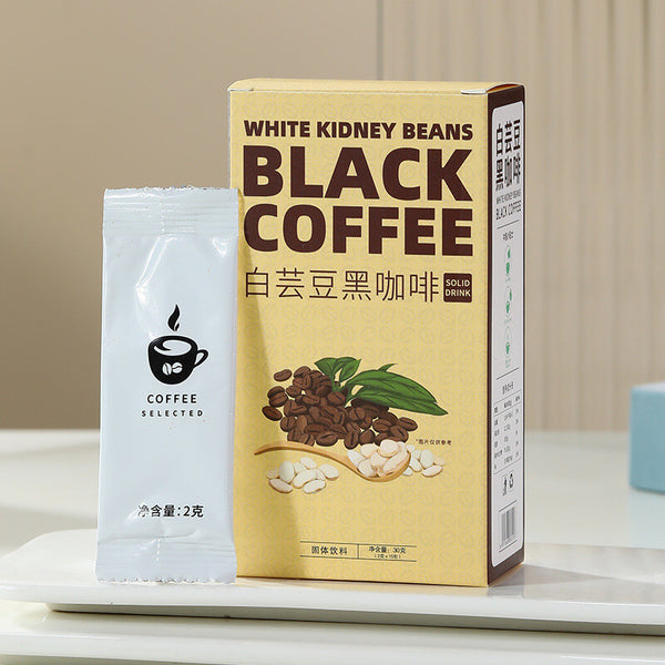 White Kidney Bean Black Coffee Americano Latte Instant Powder Fitness Supplement