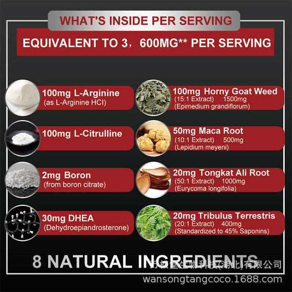 man power energy gummies male Maca vegan Ginseng gummy