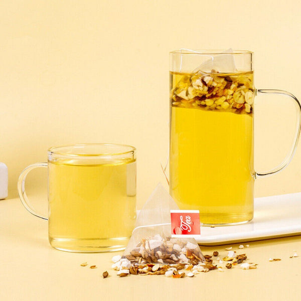 Four Herb Soup Tea Barley Coix Tangerine Poria Yam Lotus Seed Blend