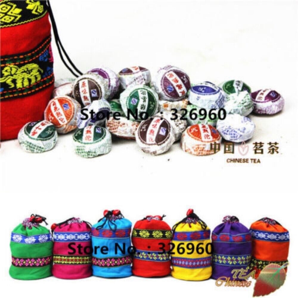 10 Flavor Puer Tuo Tea Raw Ripe Mini Ball Yunnan Premium Loose Leaf
