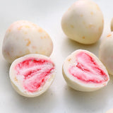 60g Freeze-dried Strawberry Filling Matcha Cocoa Milk Flavored Chocolate Balls