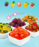 65g Creative Chewy Kids Snack  8 Packs 4D Fruit Juicy Gummy Candy with Filling