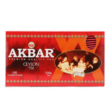 High Mountain Selected Ceylon Black Green Tea 100 Pcs AKBAR Sri Lanka Bagged Tea