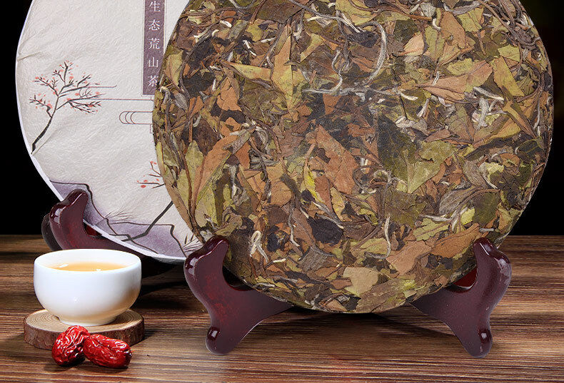 350G Fuding white tea dew tea gongmei cake old white tea alpine Panxi tea