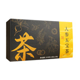 Men's Wellness Herbal Tea for Energy and Vitality Ginseng Five Treasure Tea