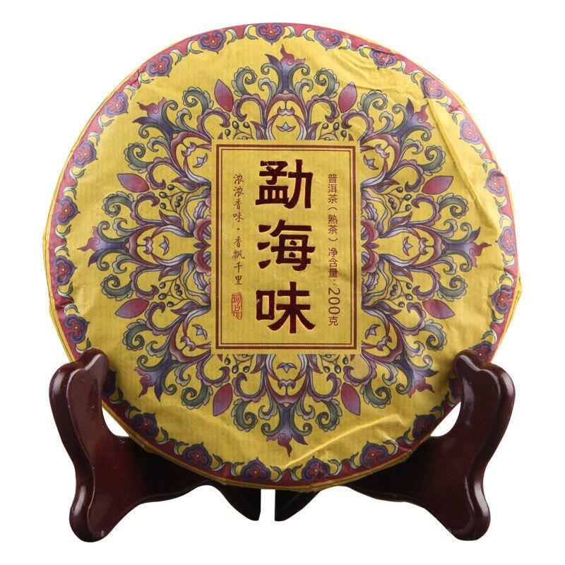 2020 Old Mellow Ripe Puer Tea,Menghai Flavor Shu Puer Tea Collection 200g/pc Secondary image