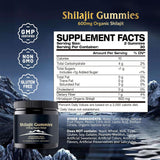 Himalayan Shilajit Gummies,Organic,Extremely Potent,Boost Energy,Stress Relief