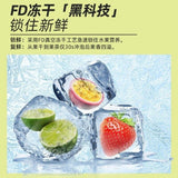 Freeze Dried Fruit Tea Bags Strawberry Green Orange Passion Fruit Blend