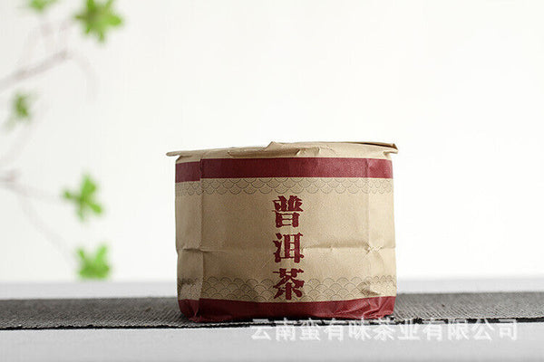 Yunnan Pu'er Tea Big Tree Old Tree Tea 100g Brown Ripe Cake (Chong)