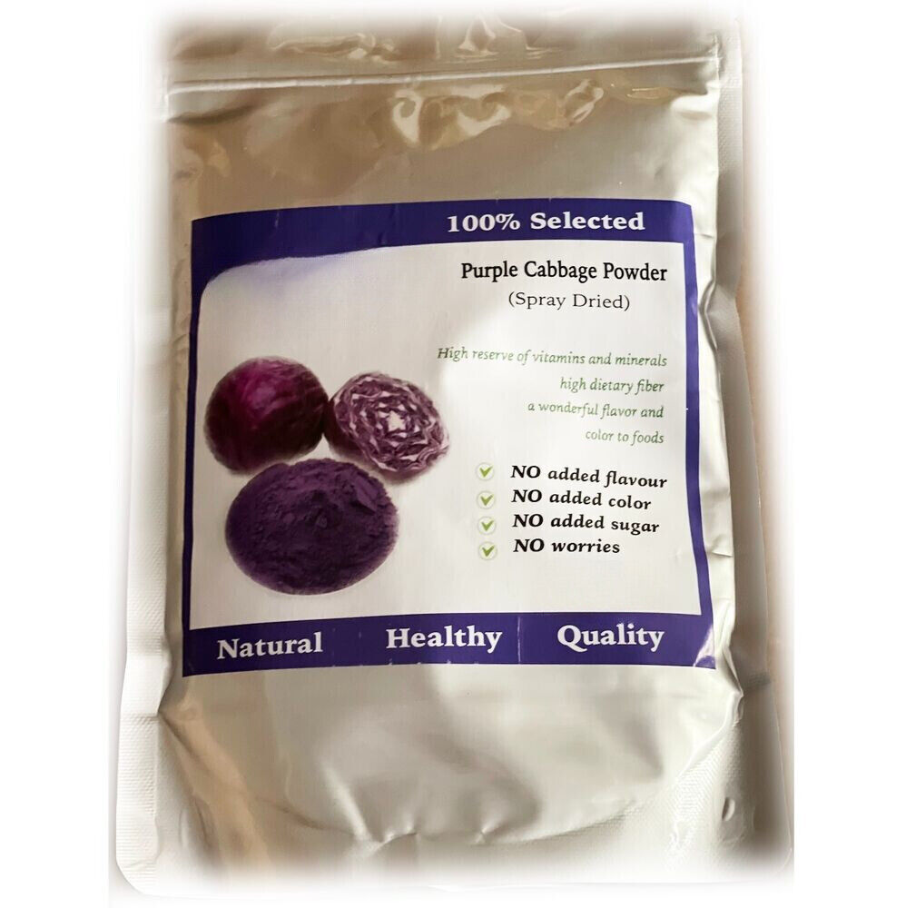 HELLOYOUNG Pure A Grade Purple Cabbage Powder 250G - 100% Pure, Purple Main image
