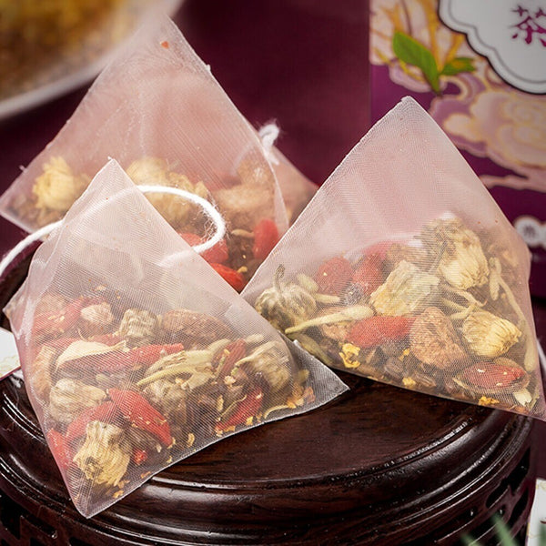 Organic Chrysanthemum Tea 120g with Wolfberry Cassia Honeysuckle Burdock