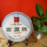2013 2014 Xiaguan Aged Iron Cake Raw Pu-erh 357g Gao Yuan