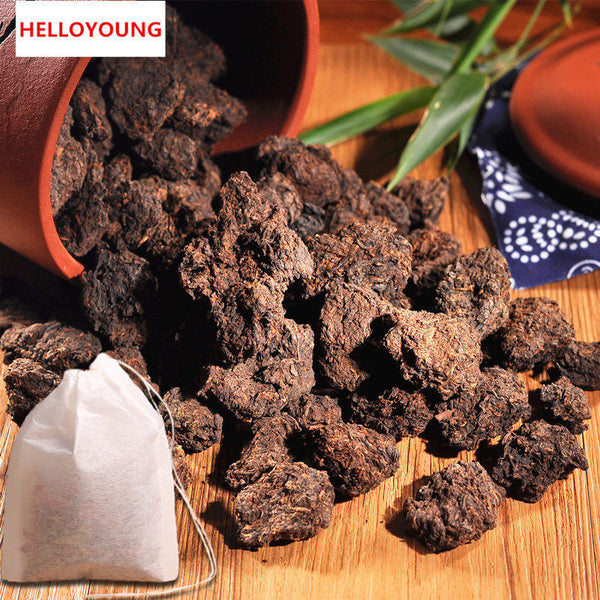 200g Natural Flavor Mini Tuocha Ripe Pu-Erh Tea Black Tea Yunnan Puer Herb Drink
