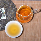 357g Yunnan Pu'er Raw Tea Cake Man Song Tea Cake 曼松茶饼